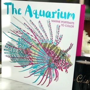 The aquarium adult coloring book marine Barron’s